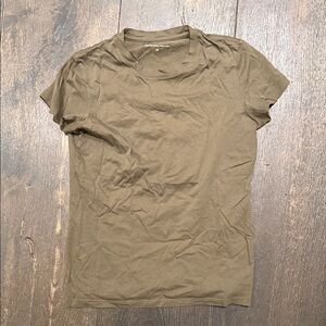 Vince Olive Green Short Sleeve T-Shirt